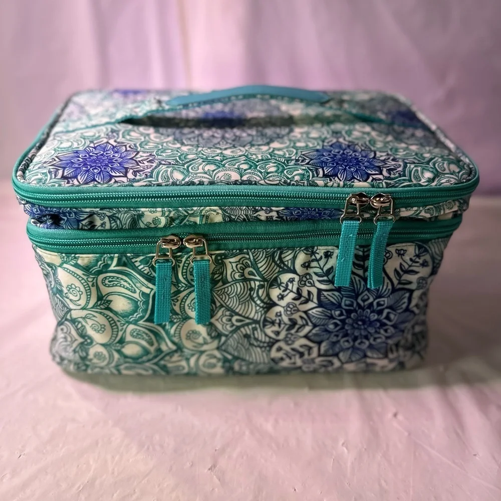 Floral Blue Storage Organizer